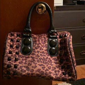 Furry leopard purse - Aldo